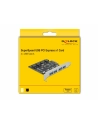 DeLOCK PCIe x1 K 4x ext USB-A BU SS USB - 90509 - nr 3