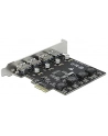 DeLOCK PCIe x1 K 4x ext USB-A BU SS USB - 90509 - nr 8