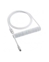 CableMod Classic Coiled Keyboard Cable Kolor: BIAŁY 1.50m - USB-A> USB-C - nr 9