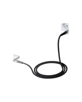 Goobay cable Lightning textile grey / silver 1,0m - 49268 nr 1
