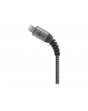 Goobay cable Lightning textile grey / silver 2.0m - 49269 - nr 3