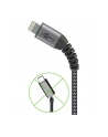 Goobay cable Lightning textile grey / silver 2.0m - 49269 - nr 8