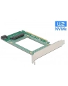 DeLOCK PCIe x16> 1 xint. U.2 NVMe - SFF-8639 - nr 12
