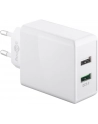 Goobay USB 2Port 28W USB-A / QC3.0 Kolor: BIAŁY - 44957 - nr 3