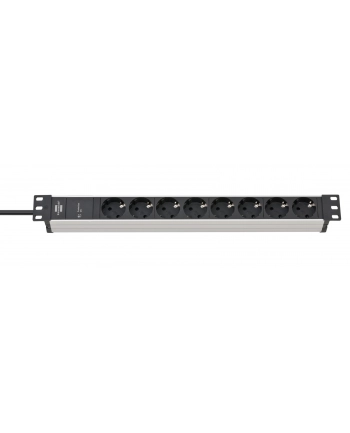 Brennenstuhl Alu Line 8-way 19 2m Kolor: CZARNY / grey - H05VVF3G1,5 / 19,500 A nr 2
