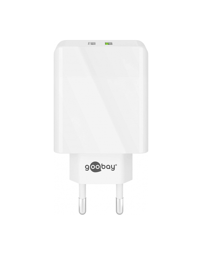 Goobay USB 2Port 28W USB-A / QC3.0 Kolor: BIAŁY - 44957 główny