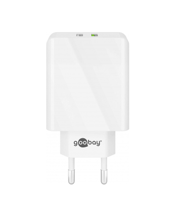 Goobay USB 2Port 28W USB-A / QC3.0 Kolor: BIAŁY - 44957 nr 2
