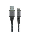 Goobay cable Lightning textile grey / silver 1,0m - 49268 - nr 9
