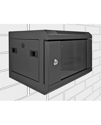 DeLOCK 25.4 cm (10 ) network cabinet with glass door, IT cabinet 43379
