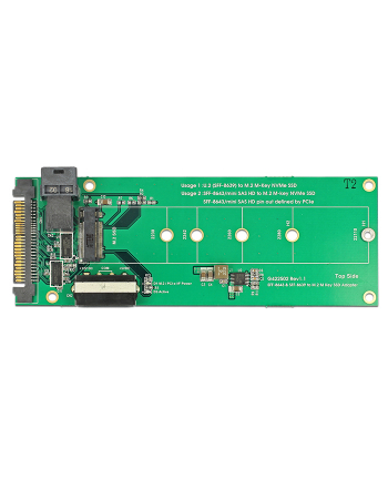 DeLOCK mixed lot with 2 SFF-8639 / SFF-8643> 1xM.2 - 62945