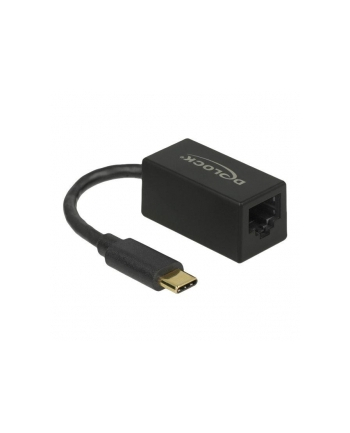 DeLOCK Adap USB3.2> USB-C St> GigaLan Kolor: CZARNY - 66043