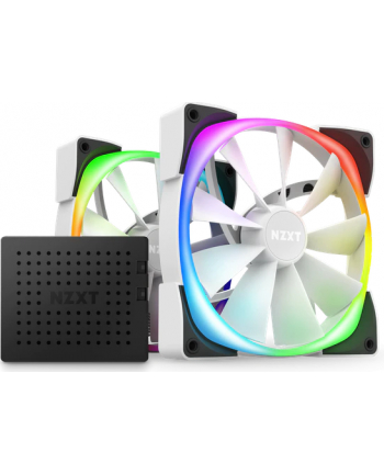 NZXT Aer RGB 2 Twin Kolor: BIAŁY 140x140x26 - HF-2814C-DW