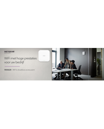 Netgear WAX620 WiFi / AX3600 / Access Point - WAX620-100(wersja europejska)S