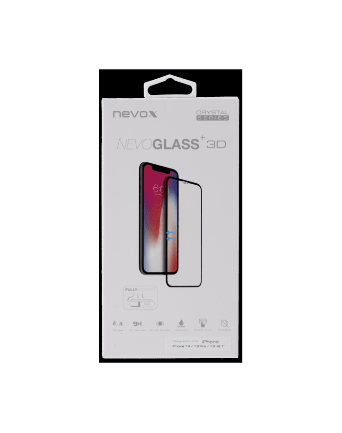 Nevox NEVOGLASS 3D iPhone 13 / Pro - curved glass without EASY APP główny