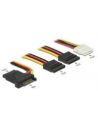 DeLOCK SATA 15P St> 3xSATA + 1xMolex - 4 pin socket 20 cm (PCB) - nr 1