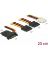 DeLOCK SATA 15P St> 3xSATA + 1xMolex - 4 pin socket 20 cm (PCB) - nr 6