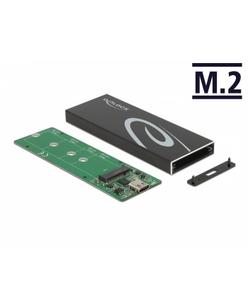 DeLOCK external enclosure for M.2 SATA SSD, drive enclosure 42003