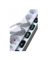 Brennenstuhl socket strip 6-way 2m Kolor: BIAŁY - H05VVF 3G1.5 - nr 26