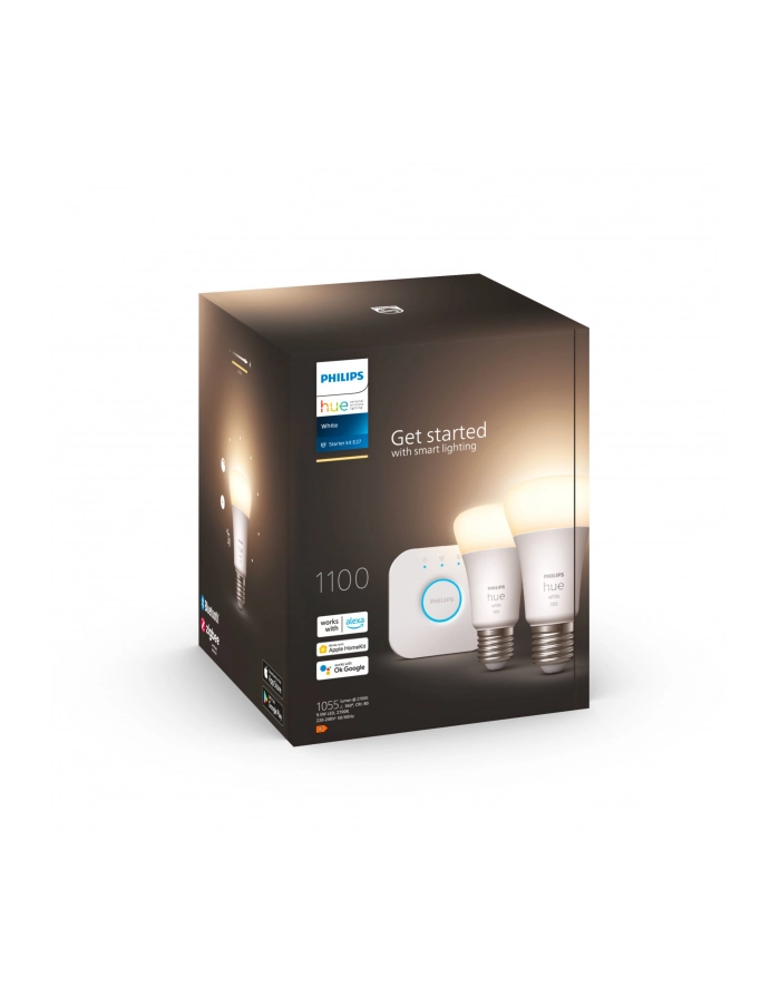Philips Hue E27 2 starter set 2x1050lm 75W - White główny