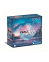 Clementoni Puzzle 500el Peace Jasno niebieski 35116 - nr 1