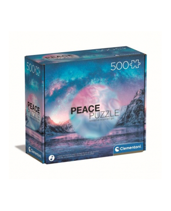 Clementoni Puzzle 500el Peace Jasno niebieski 35116