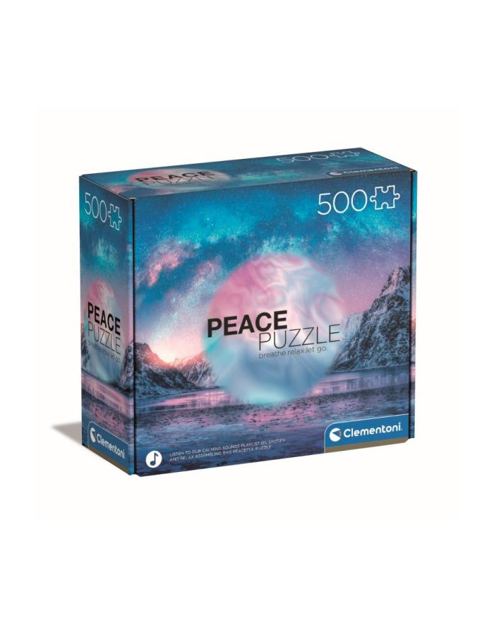 Clementoni Puzzle 500el Peace Jasno niebieski 35116 główny