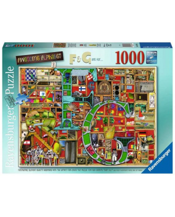 Puzzle 1000el Niesamowity alfabet F'amp;G 167616 RAVENSBURGER