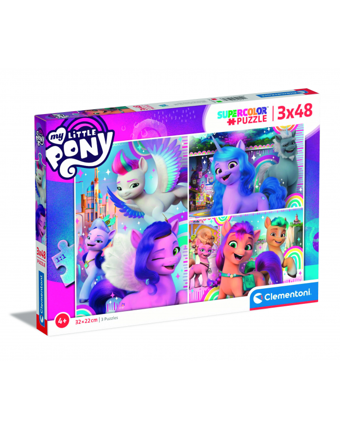 Clementoni Puzzle 3x48el My Little Pony 25275 główny