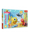 Puzzle 24el Maxi Wesoła rybka-Rybka MiniMini 14341 Trefl - nr 1