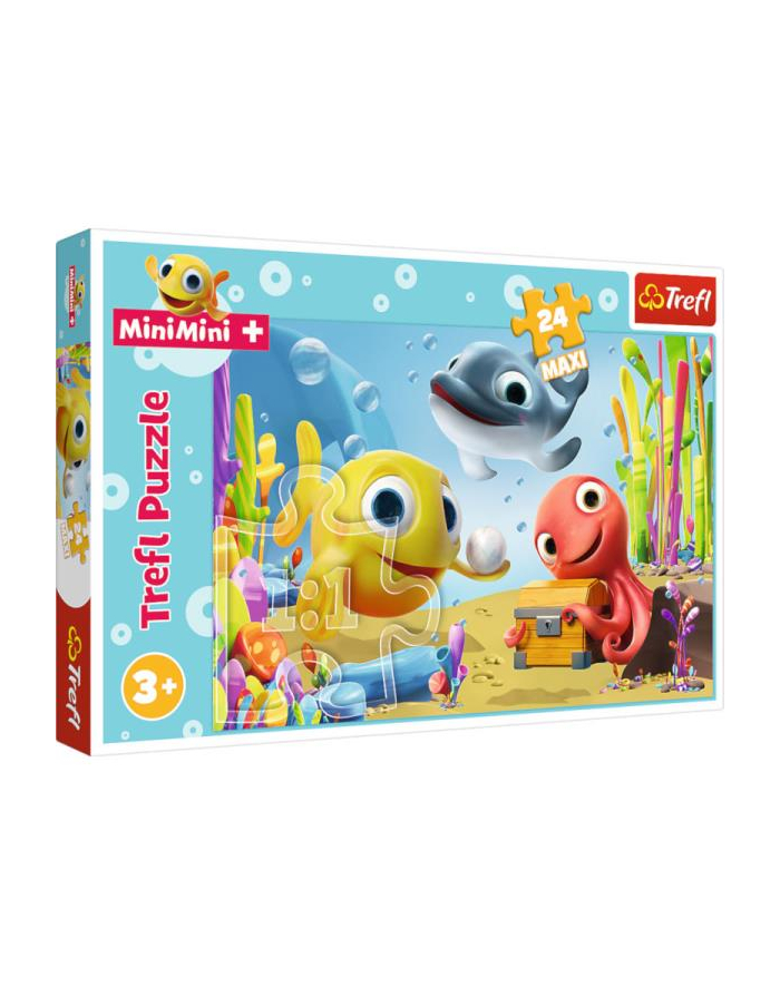 Puzzle 24el Maxi Wesoła rybka-Rybka MiniMini 14341 Trefl główny
