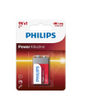 philips Bateria Power Alkaline 9V 1szt. blister (LR61) - nr 1