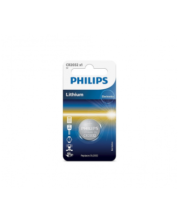 philips Bateria Lithium 3.0V coin 1szt. blister (20.0 x 3.2) CR2032