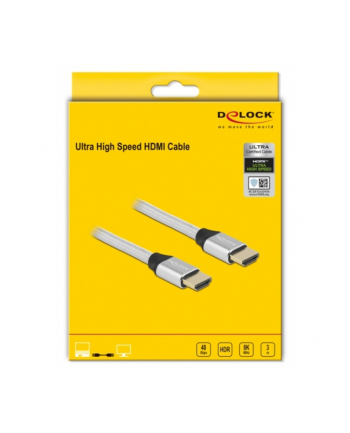 DeLOCK UHS HDMI 48Gbps 8K 60Hz 3.0m silver - 85368