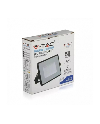 v-tac Projektor LED 10W 3000K 800lm Czarny