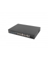 lanberg Przełącznik Switch 16X100MB POE+/2XCombo niezarządzalny rack 19 cali Gigabit Ethernet 250W - nr 16