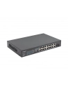 lanberg Przełącznik Switch 16X100MB POE+/2XCombo niezarządzalny rack 19 cali Gigabit Ethernet 250W - nr 19