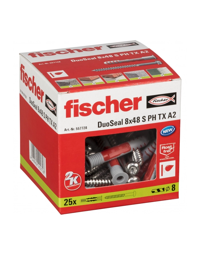 Fischer DuoSeal 8x48 S A2 (25) główny