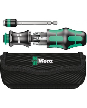 Wera Kraftform Kompakt 25 - Combination screwdriver with 6 bits, with bag nr 1