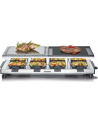 Severin Raclette Kolor: CZARNY - 1/2 natural stone, 1/2 grill plate - nr 2