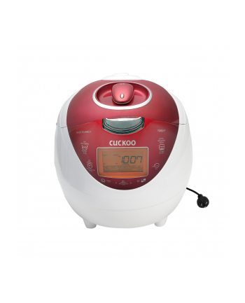 CUCKOO rice cooker CRP-N0681F 1,08L Kolor: BIAŁY / red