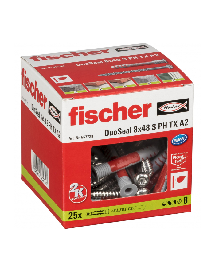 Fischer DuoSeal 8x48 S A2 (25) główny