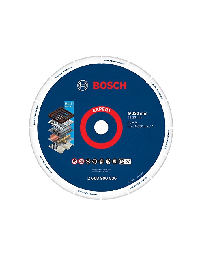 bosch powertools Bosch diamond metal cutting disc 230mm - 2608900536 główny