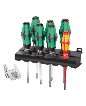 Wera Kraftform / 7 Heavy Metal 1 - 7 pieces + rack + Tool Rebel bottle opener