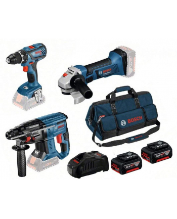 bosch powertools Bosch 18V set drill / driver GSR 18V-28 + GBH 18 V-21 + GWS 18V-Li Professional