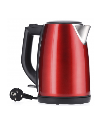 Severin kettle WK3417 1.0L - brushed stainless steel-Kolor: CZARNY / red-metal