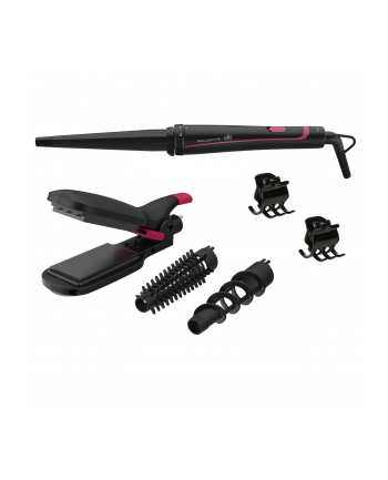 Rowenta curling iron CF 4222 Kolor: CZARNY / pink - Infinite looks 9 in 1