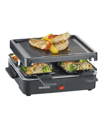 Severin Raclette 2370 Kolor: CZARNY - with grill plate