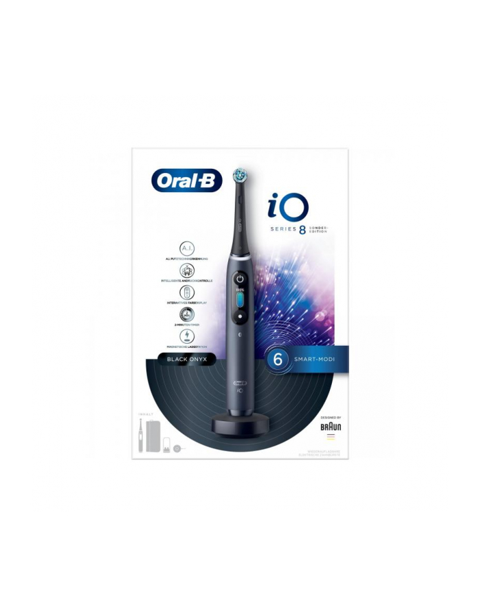 Braun Oral-B iO Series 8 Black Onyx LiED główny