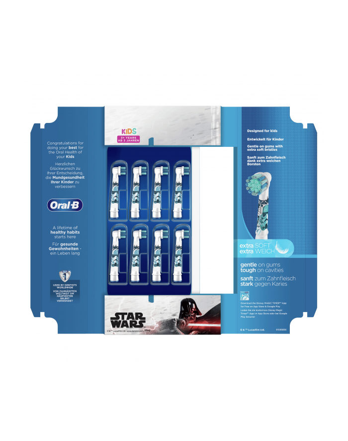 Braun Oral-B brush head Kids Star Wars 8er FFS główny