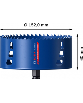 bosch powertools BOSCH hole saw ToughMaterial 152mm - 2608900444 EXPERT RANGE